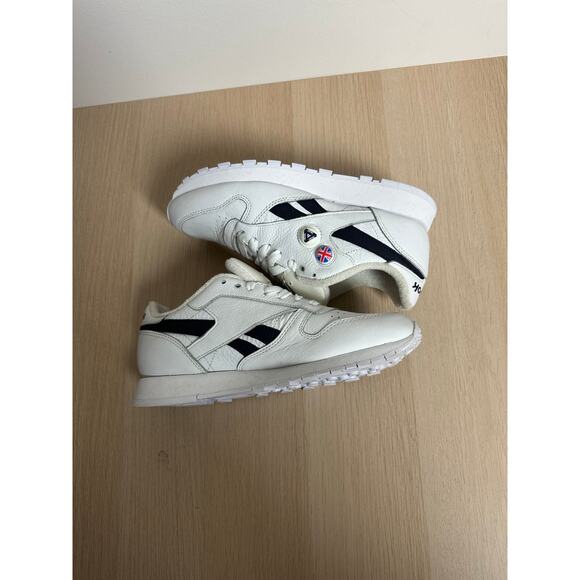 Palace x Reebok Classic Pump White Vector Navy Size 7M - LIKE NEW - Picture 4 of 11
